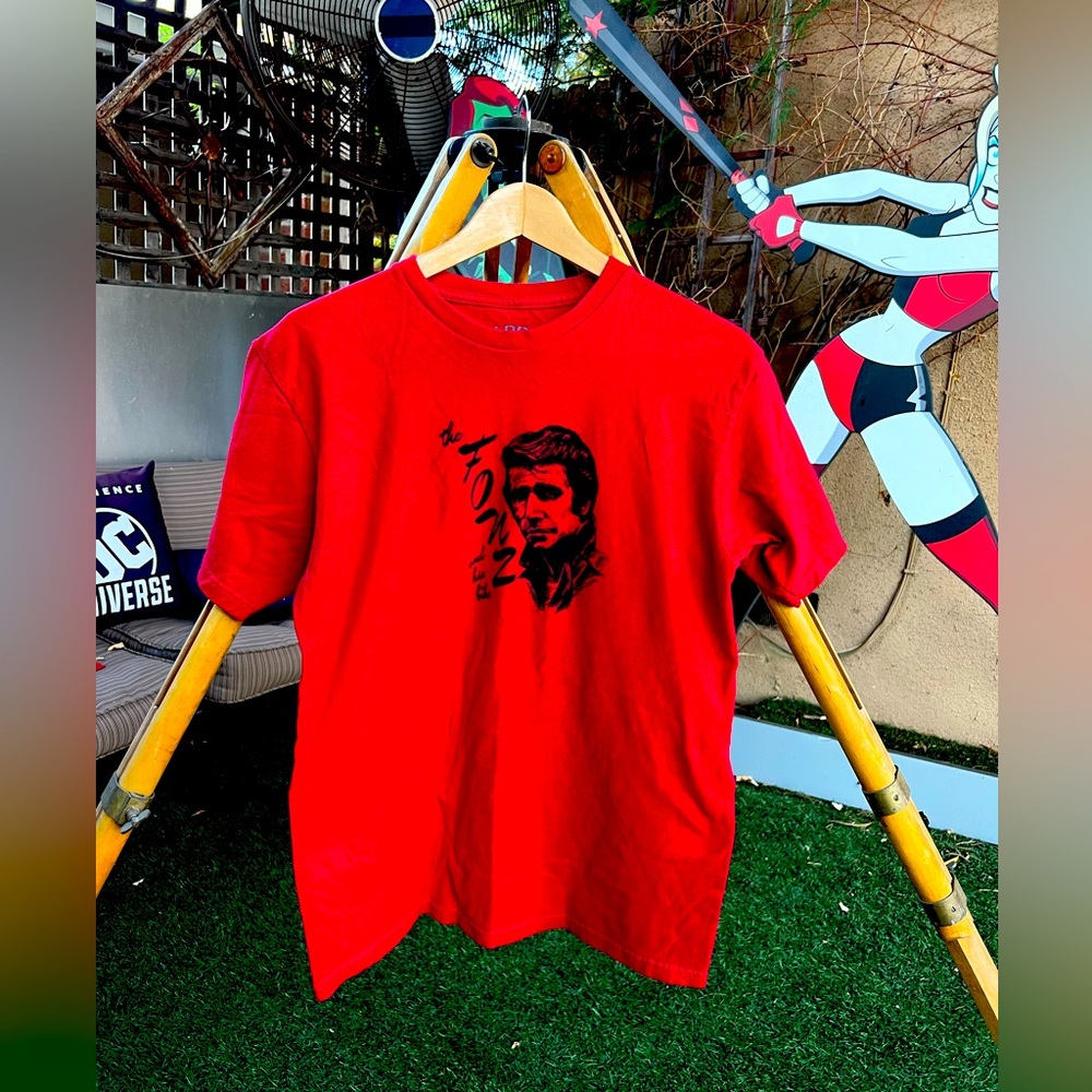 Vintage "Fonz & His Motorcycle"  T-shirt